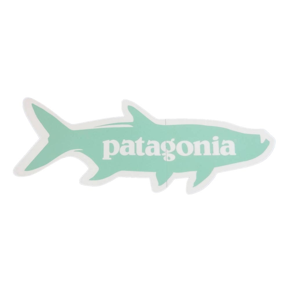 Patagonia Tarpon Sticker in Pale Blue